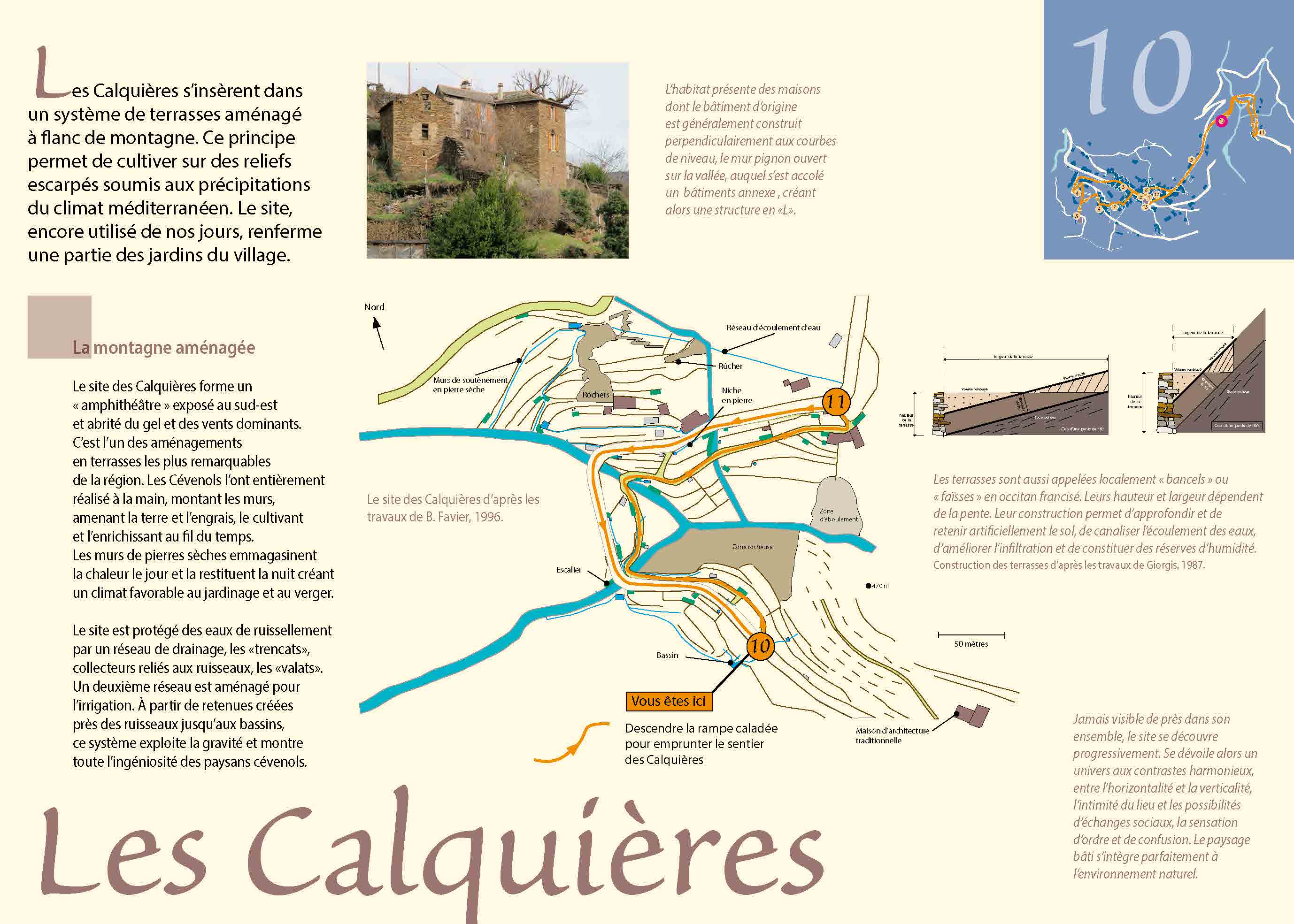 Les Calquières: les jardins en terrasses de Saint-Germain-de-Calberte