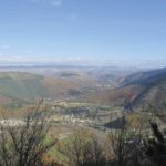 Vue sur la vallée de Bédouès et Cocurès depuis Florac.