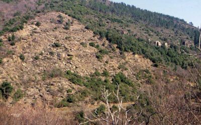 Glissement de terrain à Saint-Germain-de-Calberte