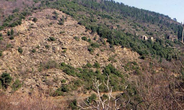 Glissement de terrain à Saint-Germain-de-Calberte