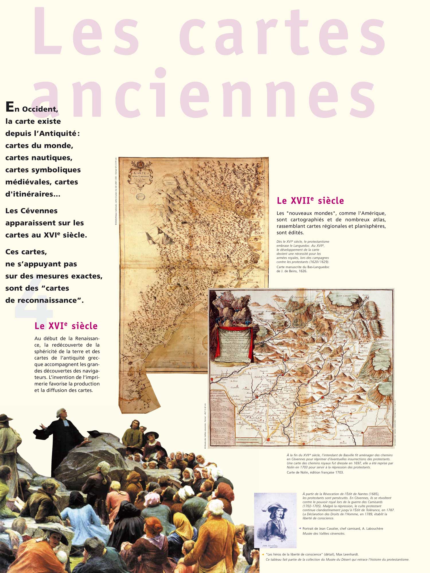 Les cartes anciennes des Cevennes