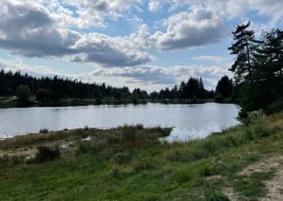 Le lac de la vallée du Bonheur à Camprieu