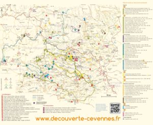 La carte culturelle des Causses et des Cévennes interactive