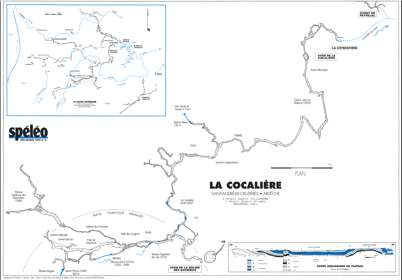 Le réseau de la Cocalière Le réseau de la Cocalière